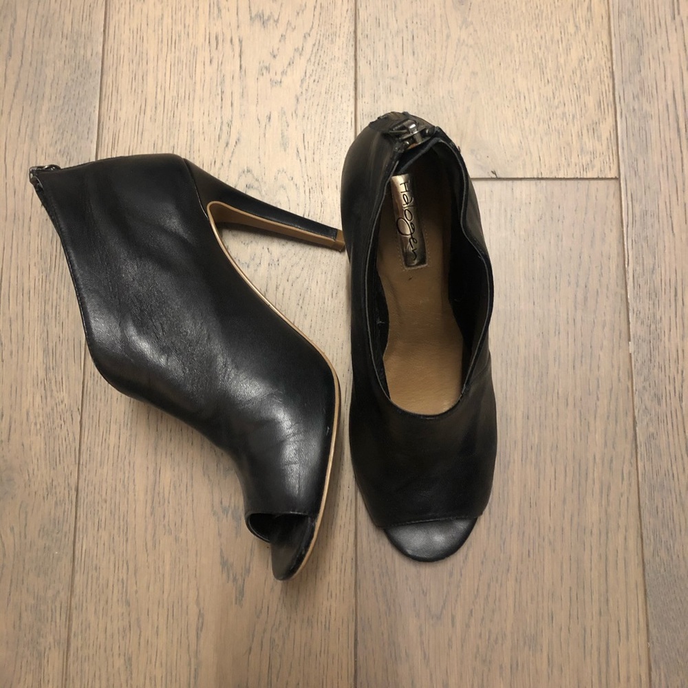 Halogen Open Toe Bootie